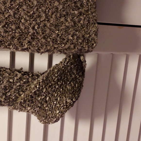 Womens Loden Green Ribbon Knit Sweater, IF Collection, sz XL - Picture 7 of 10